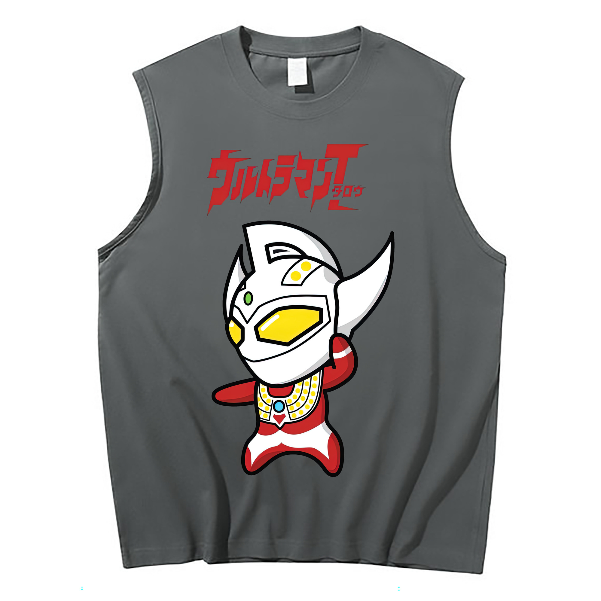 （画像用） ウルトラマン Ultraman コットン100％タンクトップ（フロントプリント）